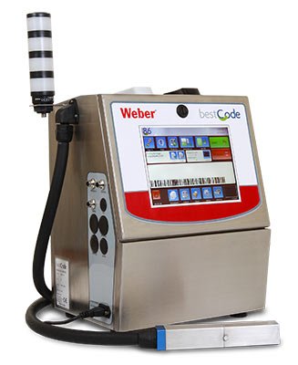 WeberPackaging's tweet image. Industrial high-speed, non-contact continuous inkjet system - Weber&apos;s Next Series 8 CIJ inkjet coders from BestCode.  Continuous Ink Jet Coding Systems from Weber bit.ly/2MbcNMa #bestcodeinkjet