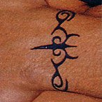 1. Tribal sign: This may be my favorite because Marshall has said that he forgot what it means. He was high while getting it, and before he said to the tattoo artist "just give me a tattoo"