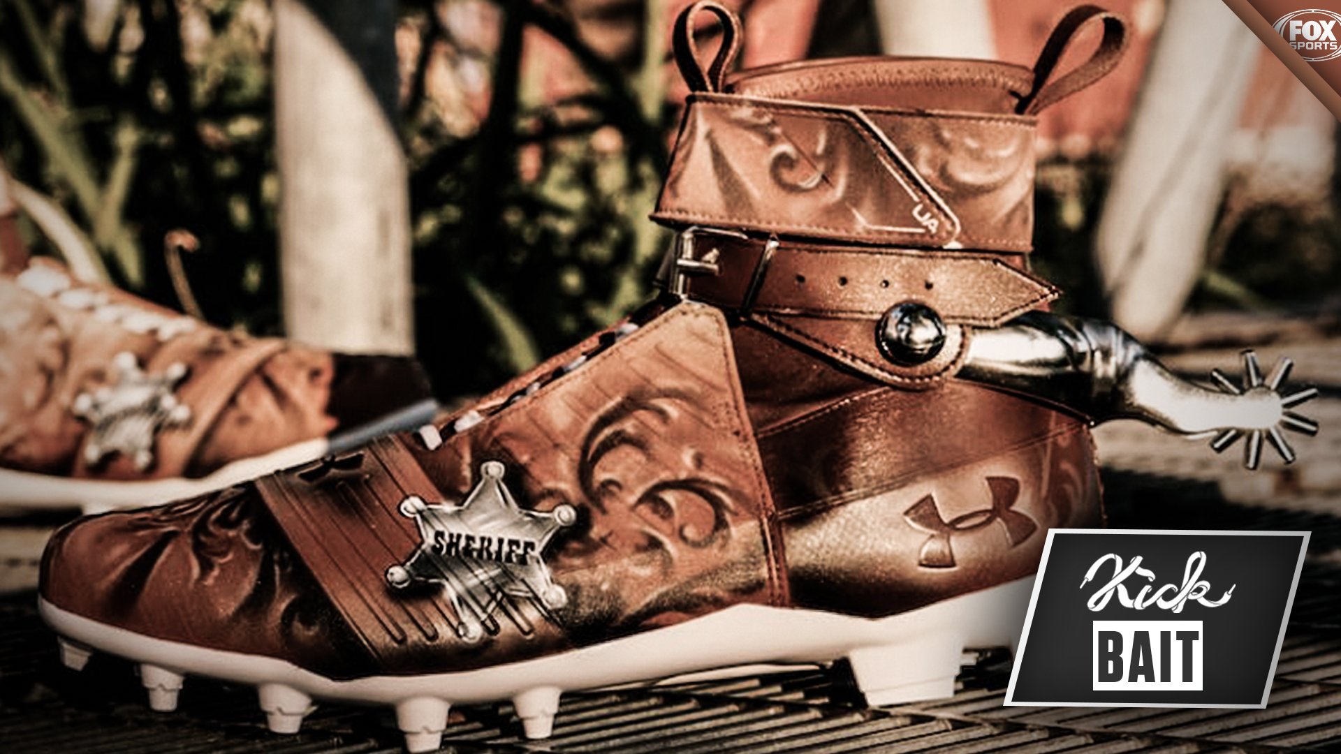 FOX Sports NFL on X There s a new sheriff in town Cam Newton is rocking cowboy inspired cleats for today s game against Dallas. https t ds5WnU6e68 X