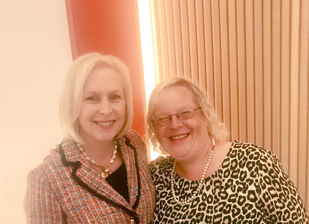 Thank you @SenGillibrand for inspiring me & our #WomenRule community @the_wing today. Your insight, support & dedication to #women is amazing & gives me great hope for the future! @POLITICOLive #TheWingDC #SenatorGillibrand I agree, let’s elect more women to Congress!