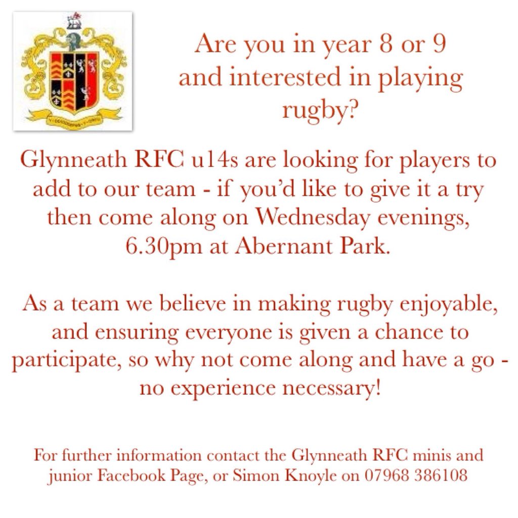 Glynneath RFC tweet media