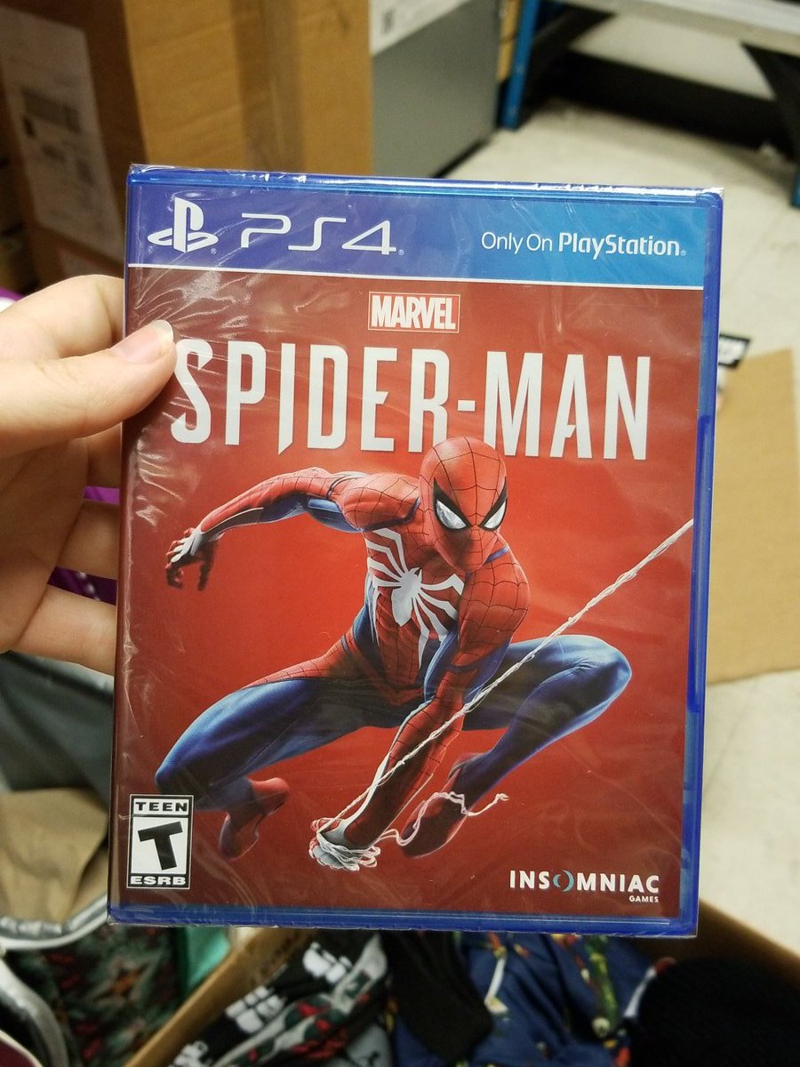auddball12's tweet photo. Can't wait to get home and give this a go! #ps4 #spiderman #ps4rules #ps4exclusive https://t.co/S3PwY6JJso