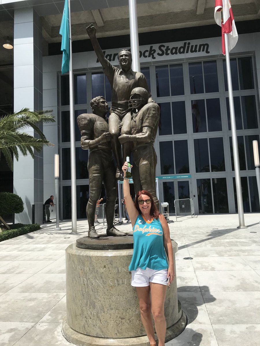 I hope the dolphins post my picture on the Jumbotron. #finsup