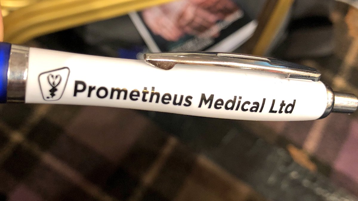 MallinsonT's tweet photo. @Prometheusmed knowing how to win people over with free pens! #BSAC18 https://t.co/jZPVBEu183