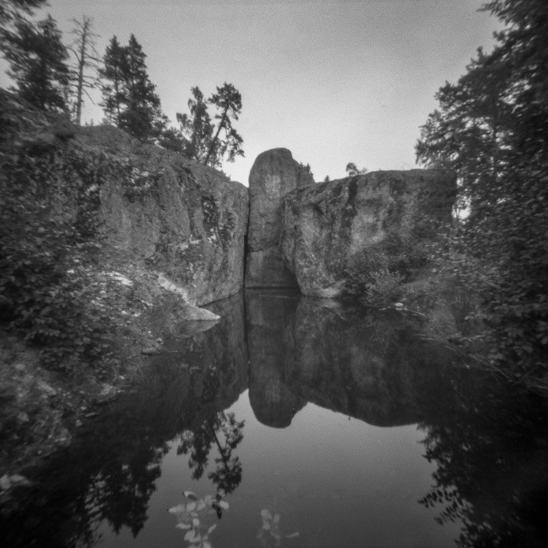 elfsprite's tweet photo. I made a second visit to the so called "temple of Lemminkäinen" of the finnish eccentric Ior Bock. I had my pinhole camera with me. Unfortunately the temple was now mostly underwater but I did enjoy naturally formed rock crevasses nearby. #sipoo #gumbostrand #iorbock https://t.co/EeejSUcexX
