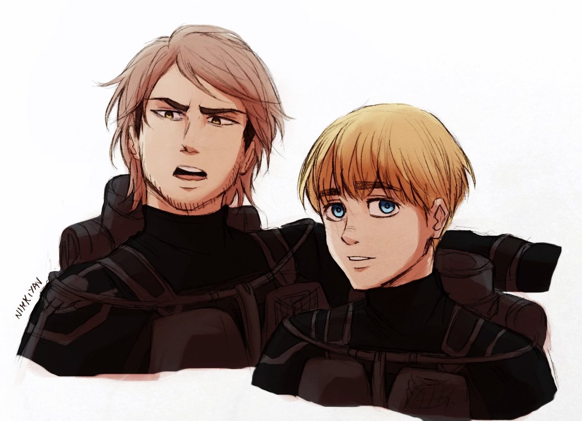 Jean and Armin #Spoiler #SnKspoilers #ArminArlert #JeanKirschtein #Jearmin ...