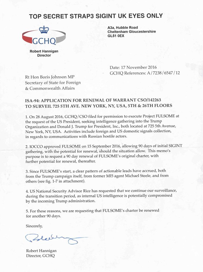 36. As we have seen, Bruce Ohr testimony confirmed everything written in the GCHQ Top Secret document,he confirmed the heavy GCHQ involvement in the Spy Operation against Trump: