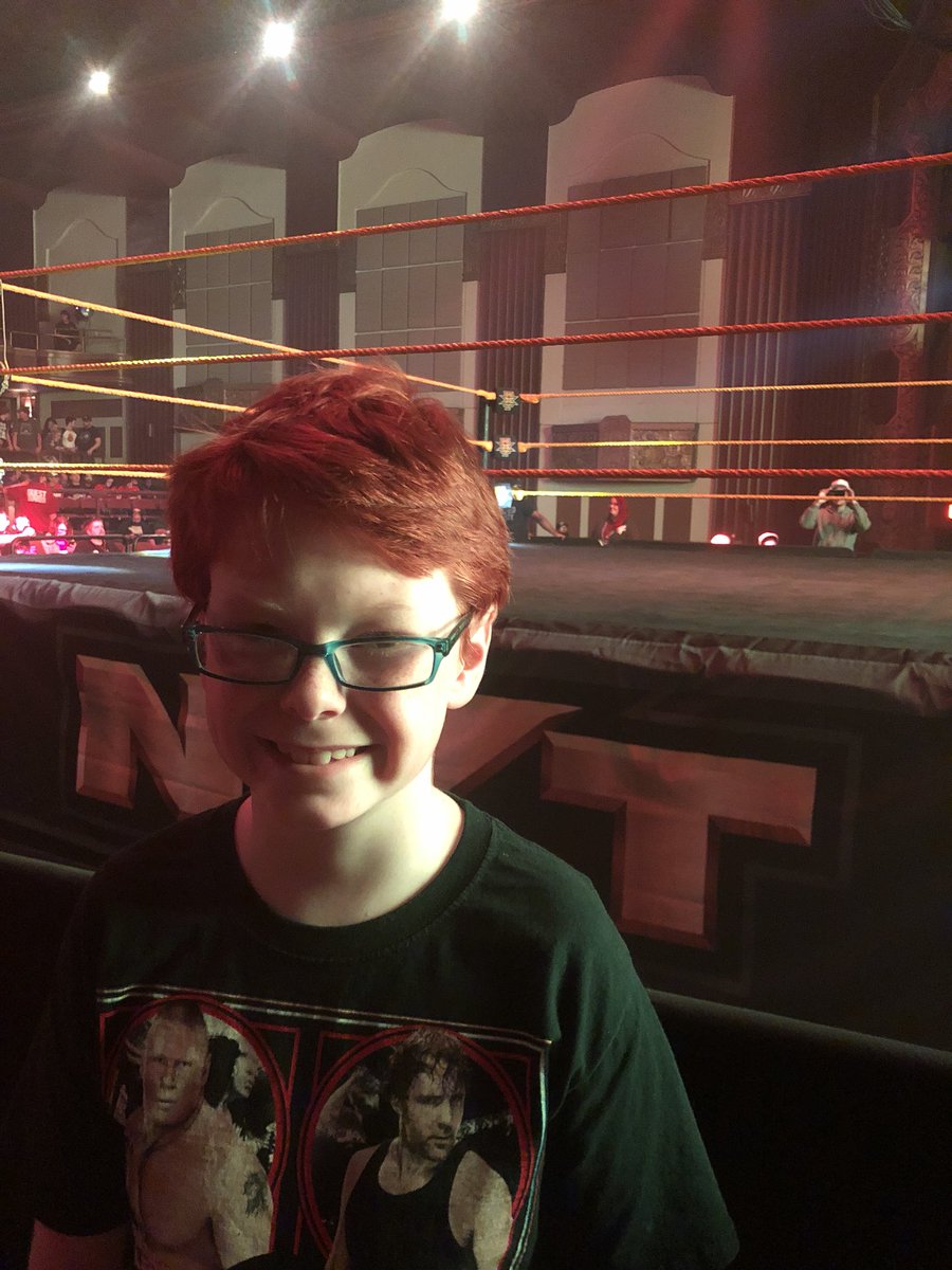 With my nephew for his birthday! #nxtdetroit