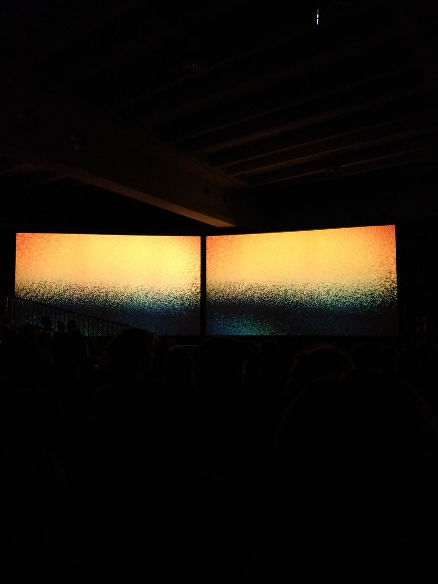 Gabriele Marangoni's performance with visualization by Maja Smrekar (<a href="/Vuvalini42/">Maja Smrekar</a>) at the <a href="/ArsElectronica/">Ars Electronica</a> Big Concert Night at POSTCITY! #arselectronica18 #ArsElectronica #majasmrekar #gabrielemarangoni #concert #linz #postcity #visualization