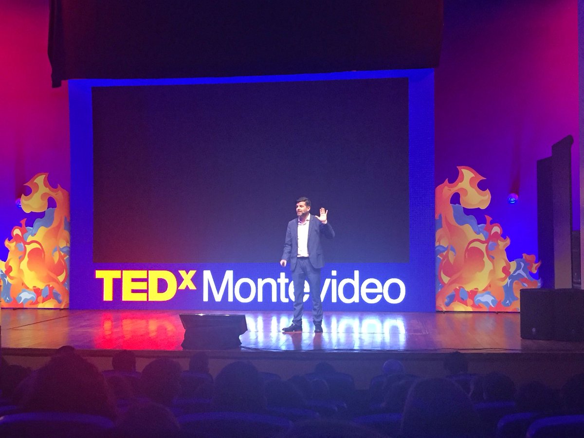 Último orador de #TEDxMVD18 <a href="/GONZALOMARULL/">GONZALO MARULL</a>