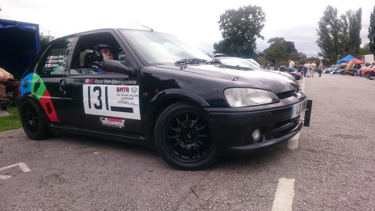 AllswageUK's tweet photo. Not much room for the 2 of us in here! Great day @gocurborough in the Allswage @TtpPerformance prepared #peugeot106 https://t.co/fX1ySf4ckC