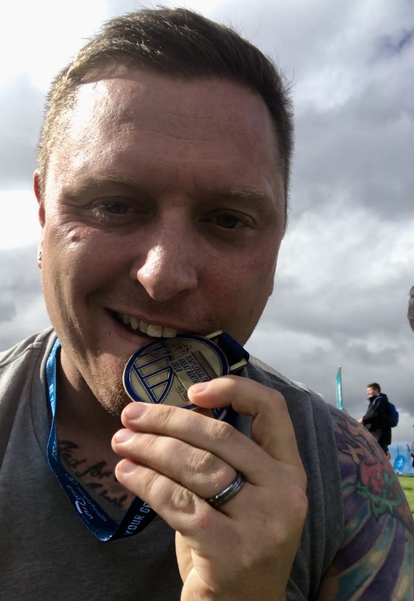 First time and done <a href="/Great_Run/">Great Run</a> #GreatNorthRun2018 🏃🏼‍♂️🥇🎉🍾😁 what a brilliant event with such a great atmosphere! @NCLWashingtonPi thanks for looking after everyone while I ran.