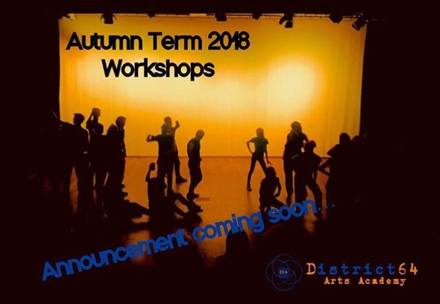 So excited to be putting finishing touches to our Autumn workshops-ready to announce very soon. #watchthisspace #autumn #D64 #district64