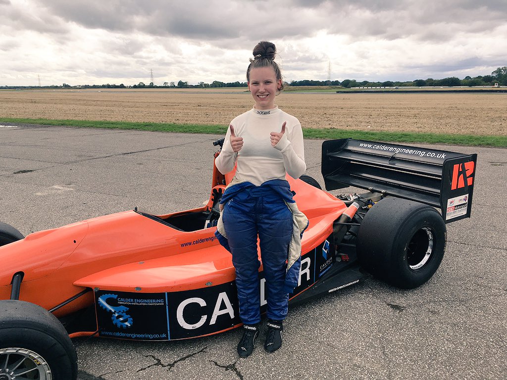 HeatherCalder23's tweet photo. After a day of many disasters we finished on a high with a win and new record of 53.48s 🏆🏁@BlytonParkDC extending to a 4 point lead in the @MSAUK #BritishSprintChampionship #TeamCalder @D2BDofficial https://t.co/vXboRycTlx