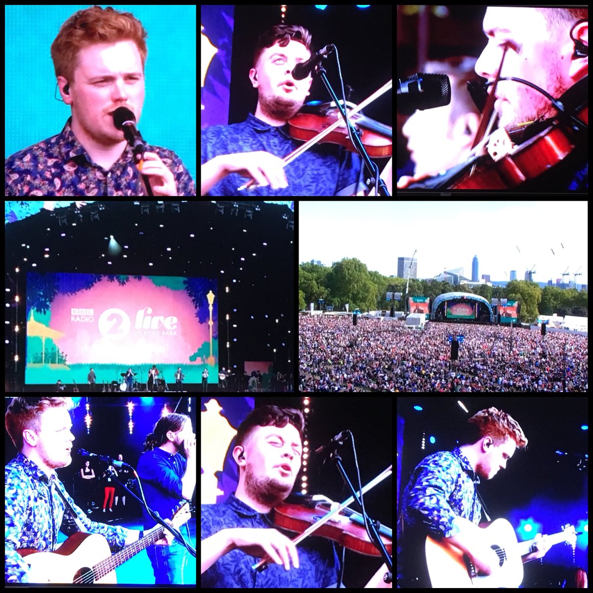 You little beauties <a href="/GregRCiaranA/">Russell-Algar</a> 🎶 Hyde Park was buzzing!!!! And they all did a little “bob” for you ✔️😍#R2HydePark <a href="/BBCRadio2/">BBC Radio 2</a>