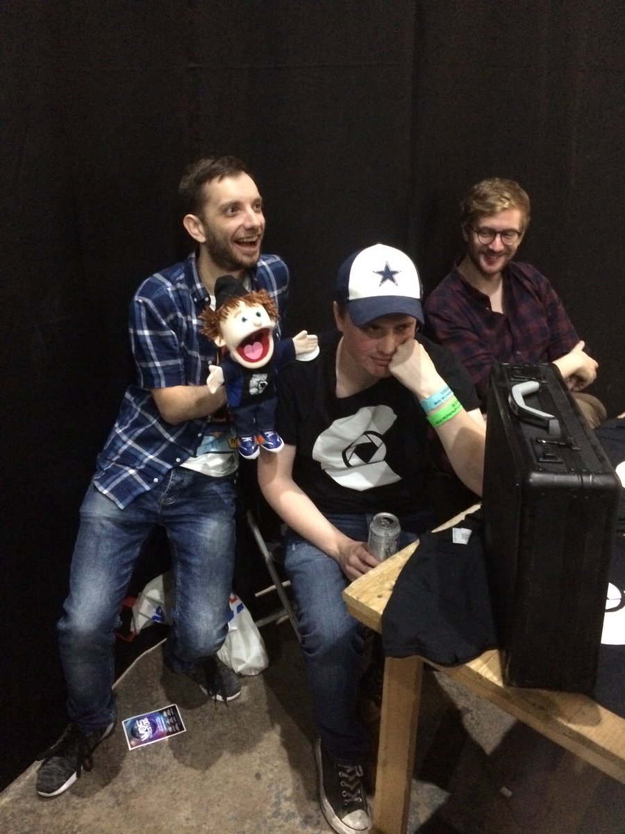 RealPuppetJack's tweet image. Enjoyed my weekend out of the bag with 
@Cultaholic @Maffewgregg @adampacitti @RossOnRasslin @JackTheJobber