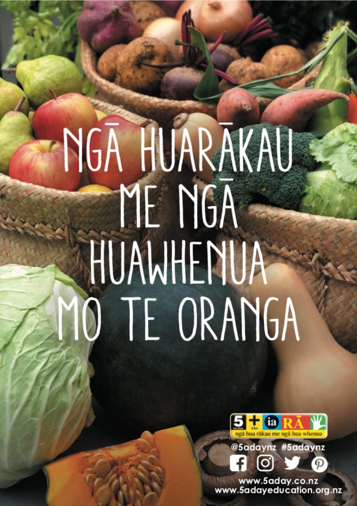 Ngā huarākau me ngā huawhenua mo te oranga #KiaKahaTeReoMāori #5adaynz