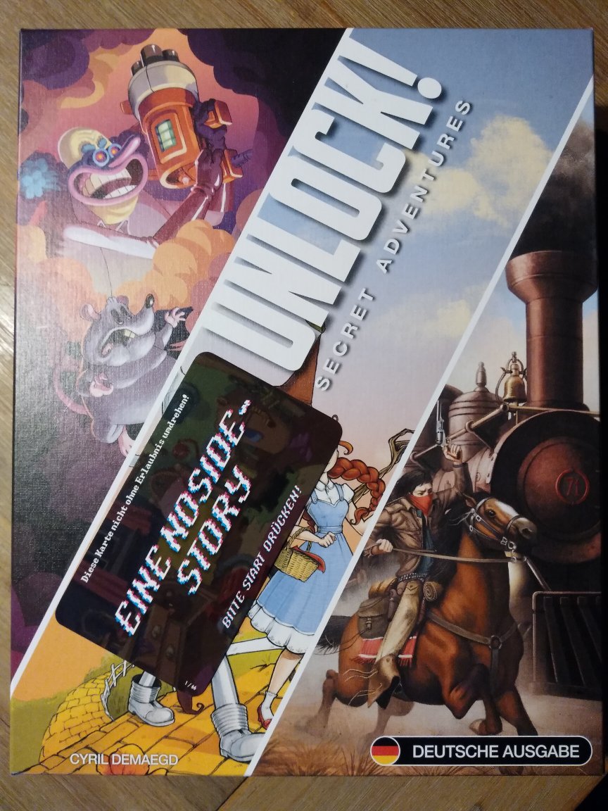 mottinator's tweet image. After a decent escape weekend i can get back to my eurogames. #unlock secret adventures Oz is nice. #deckscape Raub in venedig was even more fun. Tombstone had a few strange things in it, that I wouldn't put into an escape game. But he weakest was #escapetheroomgame VR submarine.