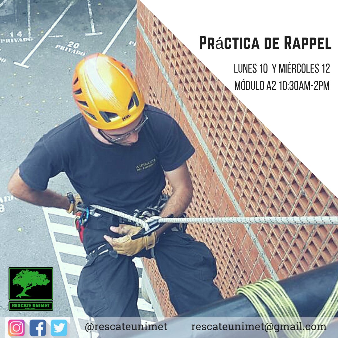 RescateUNIMET's tweet photo. ¡Bienvenido a la Unimet! En tu primera semana de clases te invitamos a: hacer rappel Lunes y miércoles en el módulo de aulas 2 de 10:30-2:00; y participar en un taller de primeros auxilios el jueves de 10-12 en el auditorio polar. Te esperamos! @RescateUNIMET  @FCEUNIMET  #Unimet https://t.co/dKsZbdl124