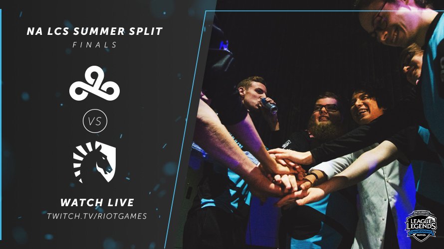 Cloud9's tweet photo. IT'S ABOUT TIME!
#C9LoL are taking on @TeamLiquidLoL in the #NALCS 2018 Summer Split Finals! #C9Finals #LETSGOC9

📺 https://t.co/Vf9p6jNPyj https://t.co/LgK6m5Dkf3