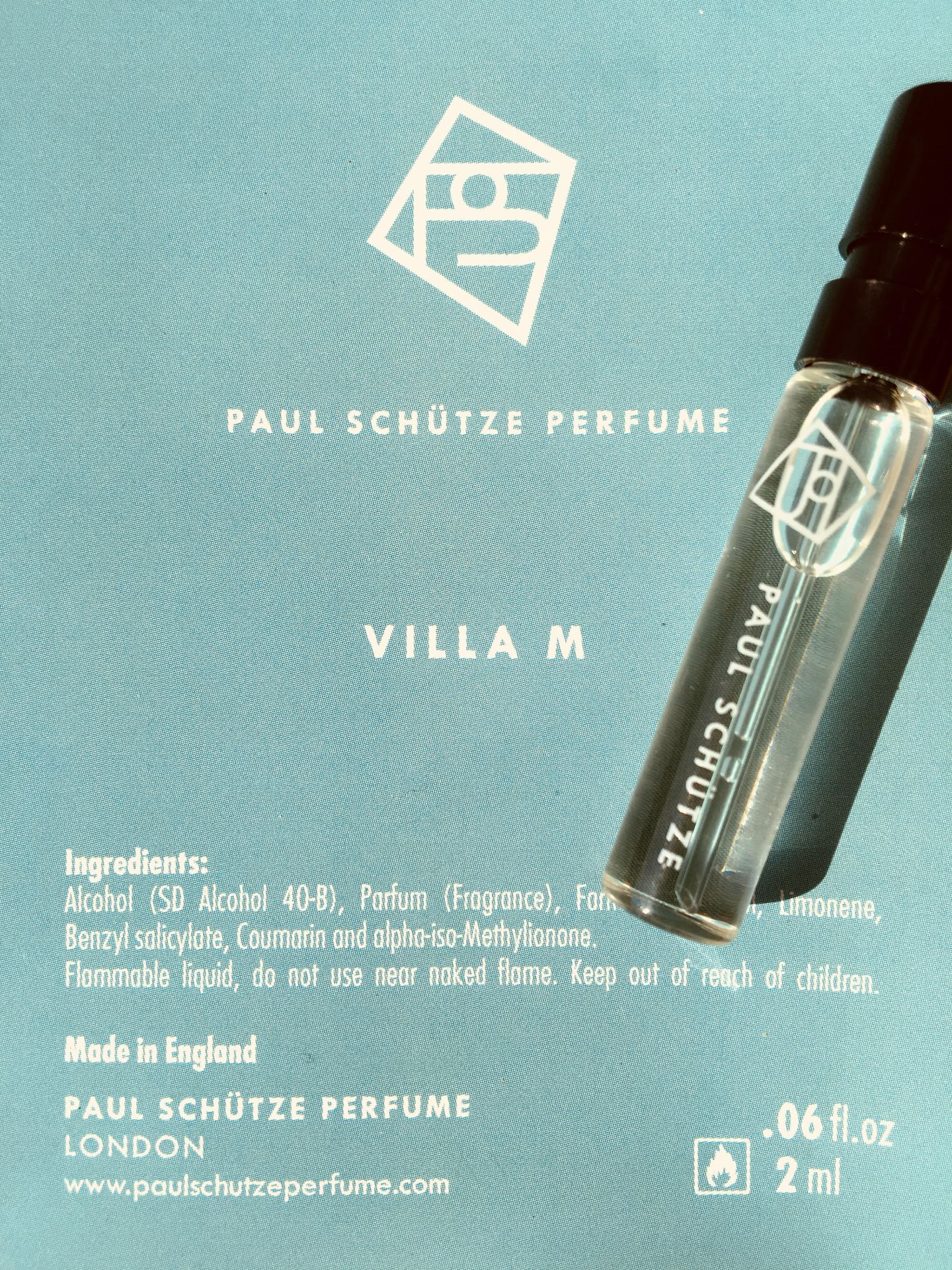 Paul Sch tze Perfume PaulSchutzeLON X