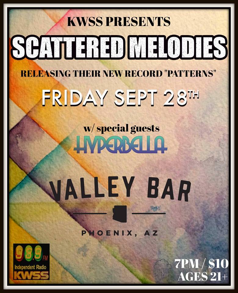 KWSS_Radio's tweet photo. We are super-excited for the @ScatteredMelody Album Release Show 9/28 at @ValleyBarPHX - not just for the new album (which is AMAZING), but one of our own at KWSS is on it! Get the scoop and win tix before 3pm! 93.9fm https://t.co/7zcIxAx1Gn #phx #local https://t.co/j7XdpxqeO6