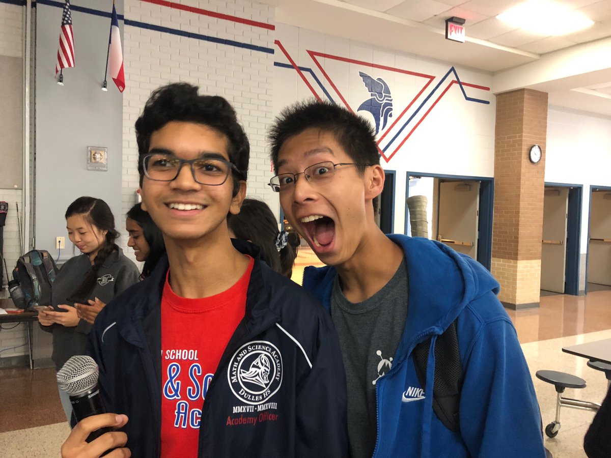 DHSMathScience's tweet photo. What a great start to a new year! Our September meeting was a blast w/ an ice cream social and jeopardy competition b/w houses (>200 Academy students came)! Can't wait to see what other amazing things this year has in store :D #MATHSCI
@mathtucker https://t.co/EiCkvLqifw