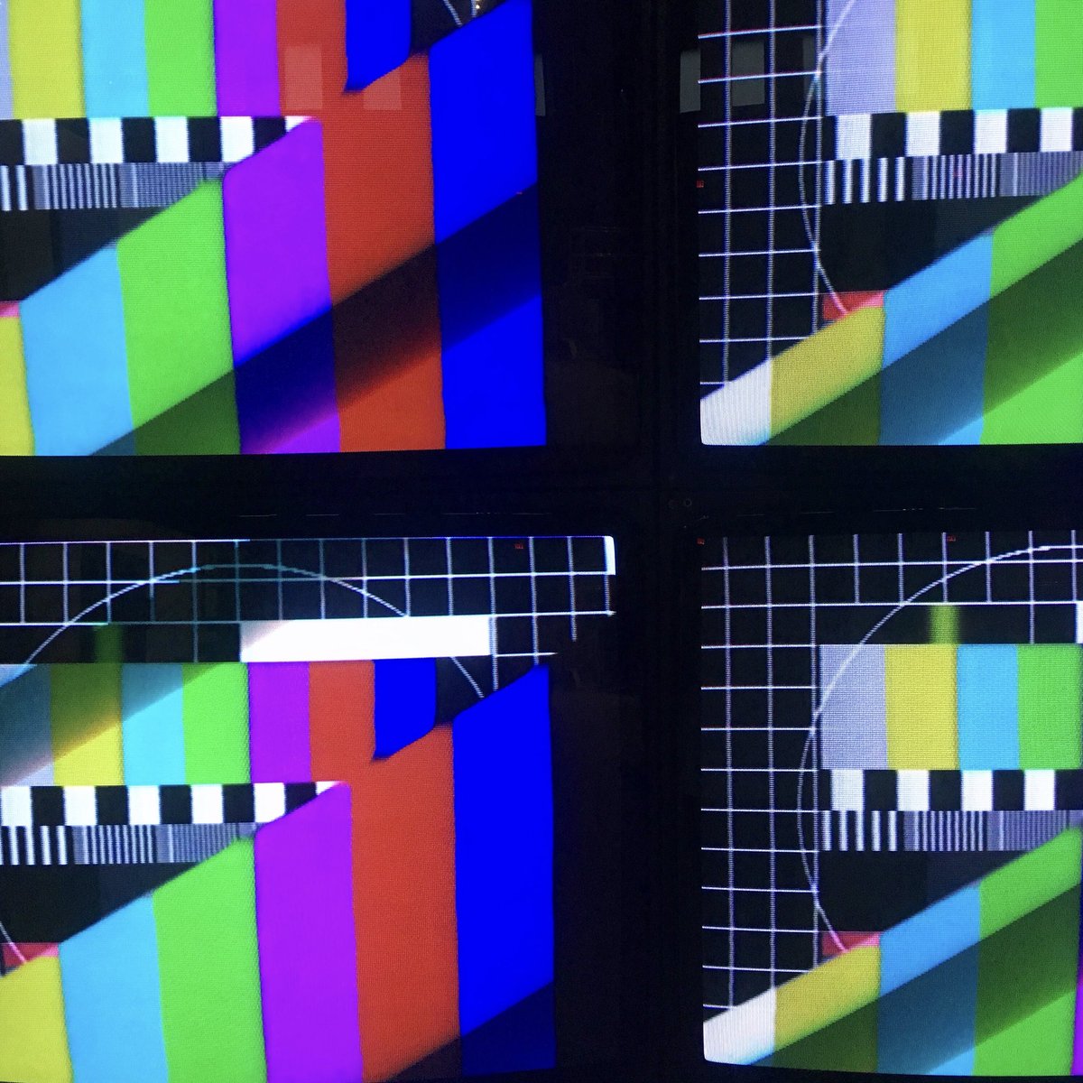 sculpturecenter's tweet photo. Install sneak peek of Maria Vedder. 📺 'Before Projection: Video Sculpture 1974-1995' opens 1 week from today! Join us for the Opening Reception on Sunday, September 16, 5-7pm. #BeforeProjection https://t.co/XFQAD8XFm6