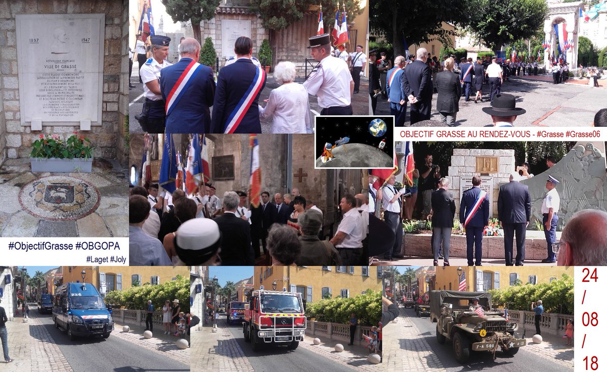 ObjectifGrasse's tweet photo. Les 1° rendez-vous d' #ObjectifGrasse : 74° anniversaire des libérations de #Grasse, #Opio, #LeRouret, #Chateauneuf, #LeBarsurLoup, #BarsurLoup, #Vence, #TourrettessurLoup et aux 22 ans du Studio Adéquat de #Nice06 - #Grasse06 - #OBGOPA #Laget #Joly https://t.co/6JSgImEyCb
