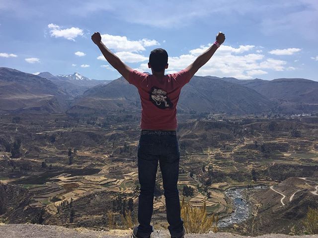 🙌🏽😍⛰ #cañondelcolca #arequipa #amazingview #trip #andean #atthetop #nofilterneeded