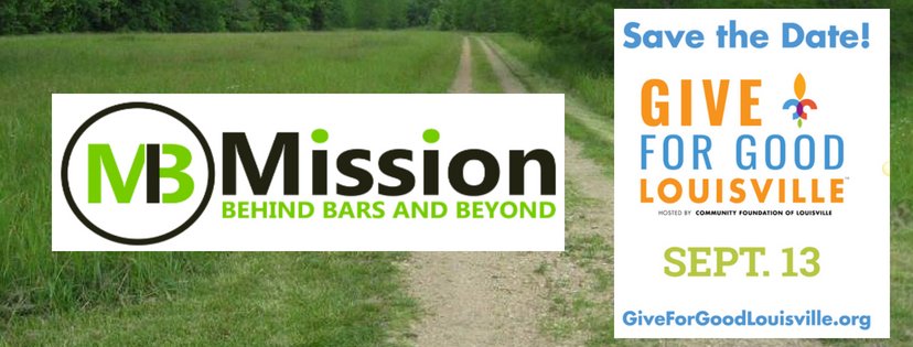 CyndiePhillippe's tweet photo. On September 13th, I am supporting #MissionBehindBars during the Give For Good Louisvile 1-day online giving day.  Help me to support them by going to my personalized donation website:  https://t.co/2mZG5OoOgc https://t.co/SFfqpdOeBc