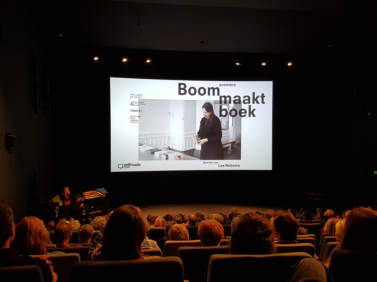 Vnv premiere mogen bijwonen van documentaire #boommaaktboek 
#mustsee  20 september bij #hetuurvandewolf