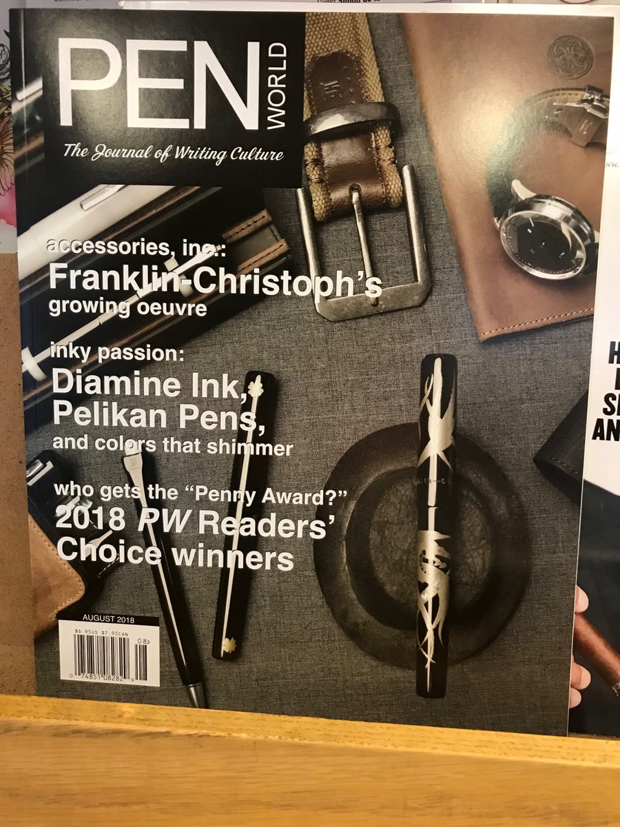 YoKristyna's tweet photo. Who knew? #penworld #fountainpen #pensnob 😊 https://t.co/hPaC34N8CP