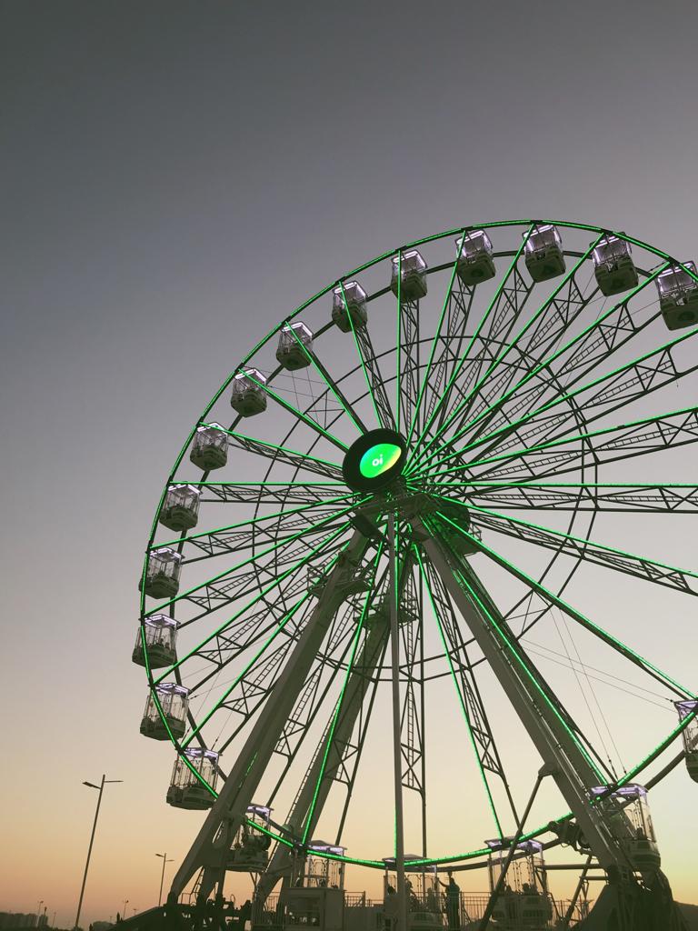 O point da Game XP: Roda Gigante da Oi / Twitter