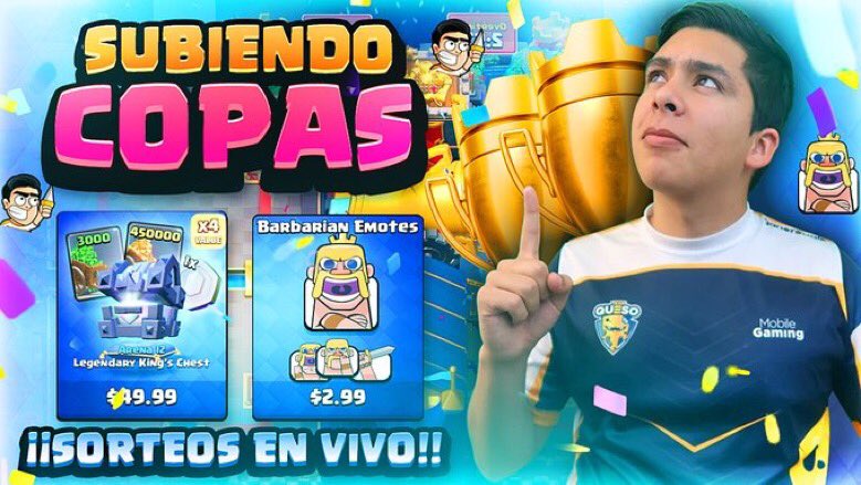 AnthonyD_Angelo's tweet photo. Estamos en directo‼️ Subiendo Copas y Sorteando las Nuevas Ofertas🔥 Ganadores en directo🤑 | Clash Royale https://t.co/I1QQYy6tOG vía @YouTube https://t.co/NbQGwWLveq