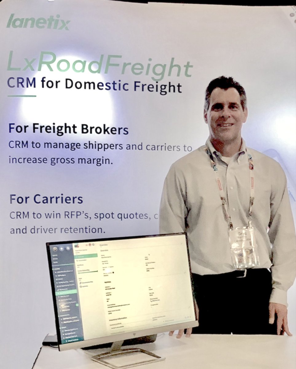 Congratulations <a href="/TMWSystems/">TMW Systems</a> on the successful opening of the Insight User Group, #insightuc! If you're one of the 1,700 transportation managers attending the conference, stop by the Lanetix exhibit and see the first CRM designed for domestic freight carriers and brokers.