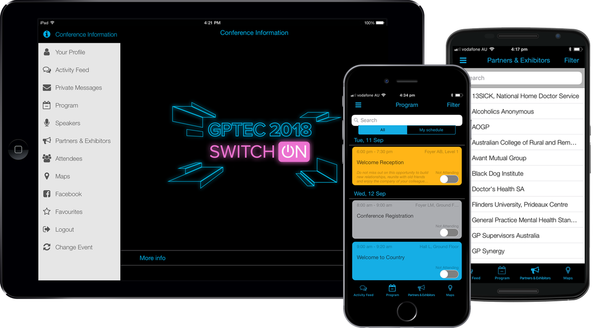 GPTEC2018's tweet photo. Who's excited for #GPTEC2018 tomorrow? Who are you most keen to see? Make sure you have the app for all the information you need. https://t.co/FZctdqHXkA