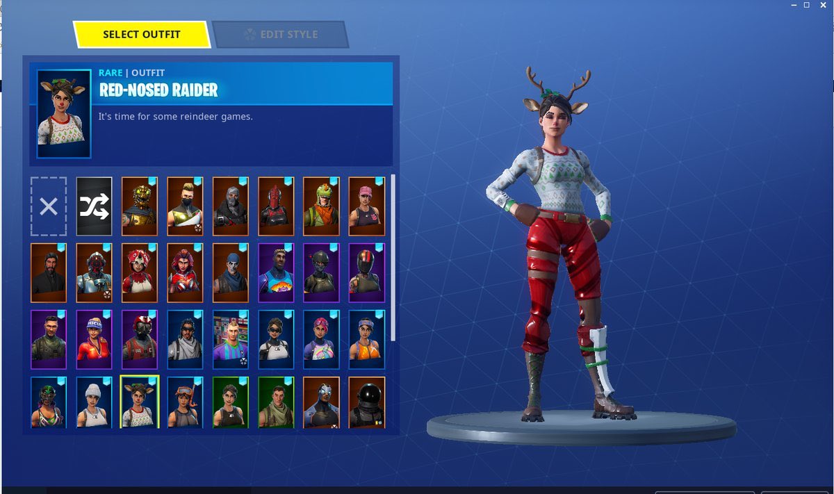 Fortnite Thumbnail Red Nose Raider