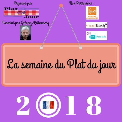 semainedupdj's tweet photo. La 2nde édition de La Semaine du Plat du Jour par @Platofjour se déroule du 10 au 16 septembre. 
La vidéo : https://t.co/YxT40m0isE 
Les resto participants : https://t.co/iZfIDyPgCT
Merci à nos partenaires : @FoodRadio, @fourniresto, Les banques alimentaires &amp; Grégory Reibenberg https://t.co/isXWU8sO57