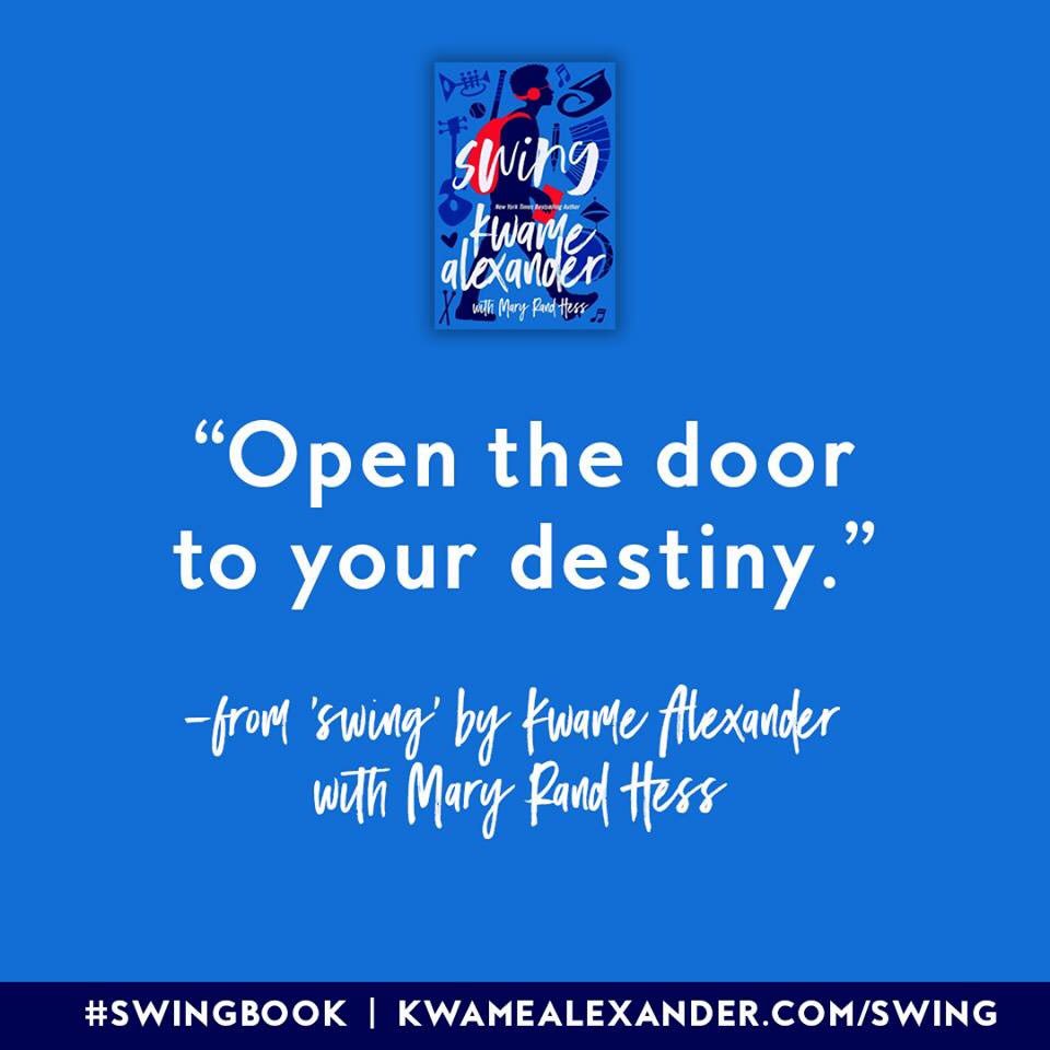 JenGuyorJowett's tweet photo. Cannot wait for my students to get their hands on this book baby - releasing into the world on Oct 2! #swingbook #swinglaunchteam @BlinkYABooks @SaraJM @kwamealexander @MaryRandHess https://t.co/74s1vk8WZj