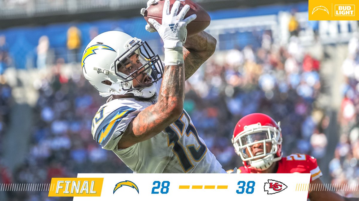 chargers's tweet photo. Final. #KCvsLAC https://t.co/376L8ED4zF