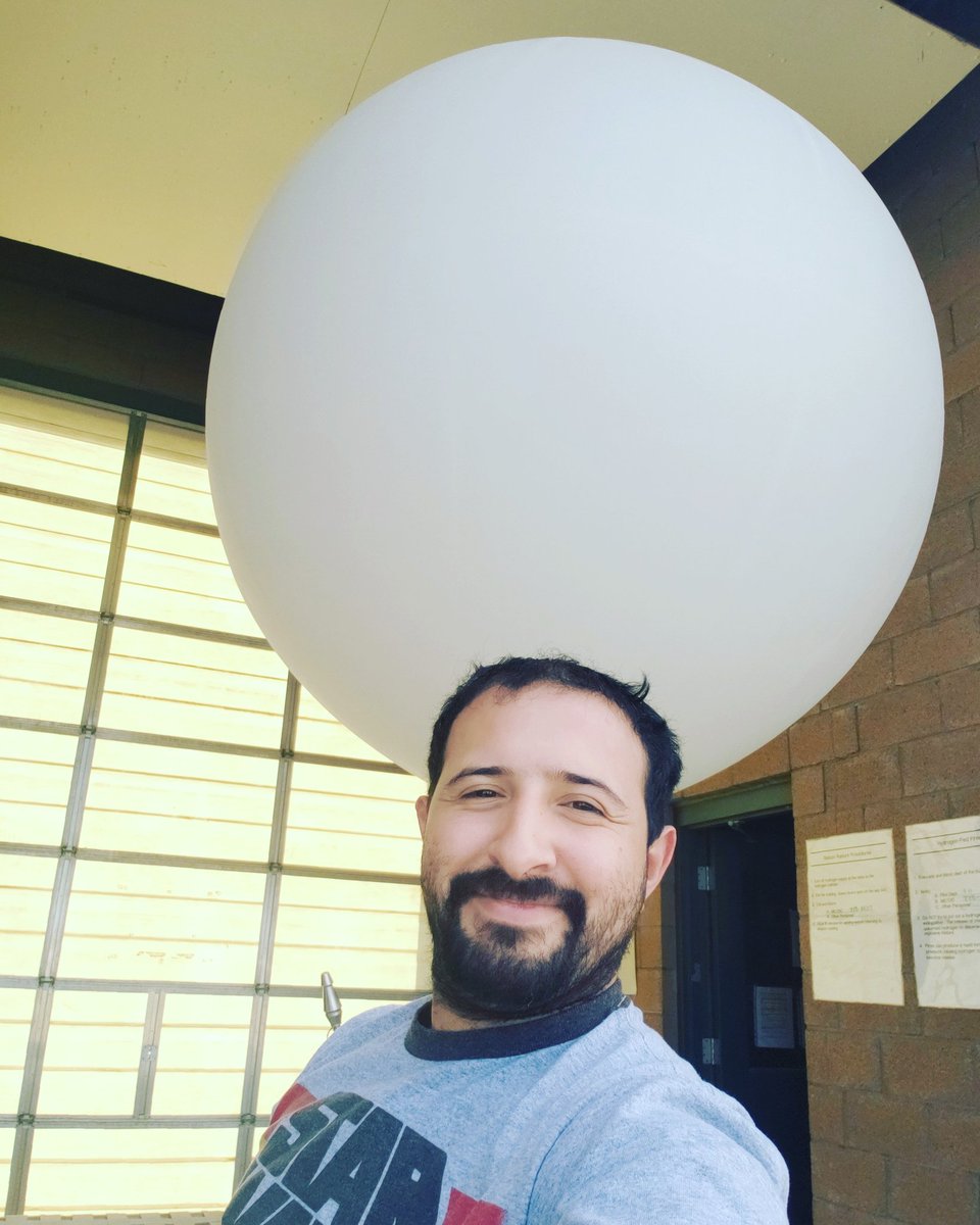 xcwxman's tweet photo. Doing what I love! ๐ #Dreamjob #weather #balloontime https://t.co/IN8DFUInLQ
