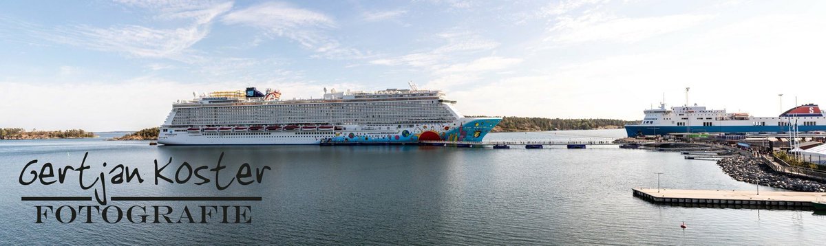 Gertjankoster's tweet photo. @CruiseNorwegian #breakaway #zweden #cruise @CruiseReiziger #Nynashamn #cruiseport #3sep2018 https://t.co/g7cVjZVHBB