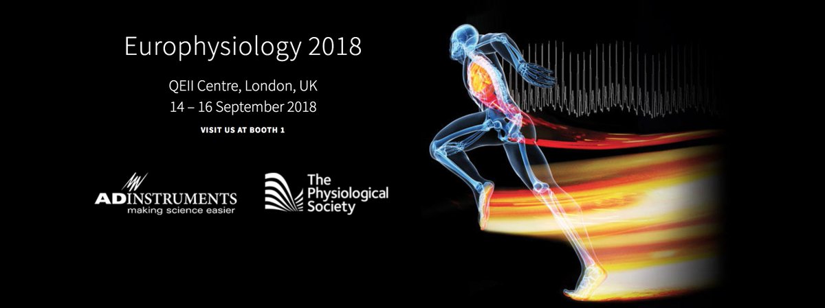 ADInstruments's tweet photo. Visit Booth 1 at #Europhysiology 2018 to learn how our technology is helping innovative #research and #education around the world. https://t.co/LUUPXHg3ws
#ADInstruments #MakingScienceEasier #Lt #LtLabStation #LabChart https://t.co/GbvYFEuKJR