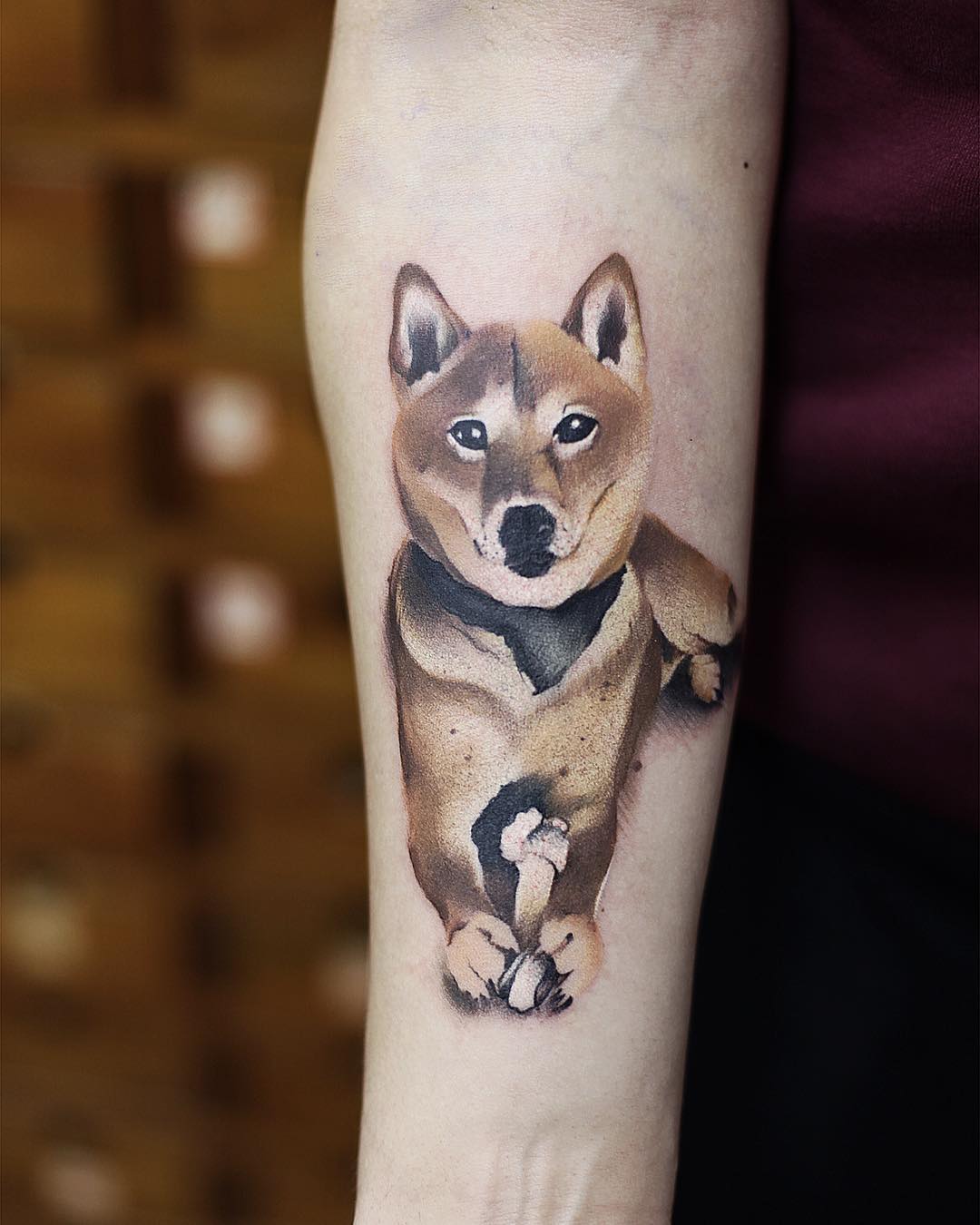 The cutest little shiba inu done by Nine Lives Tattoos Facebook #18 The cutest little shiba inu done by Nine Lives Tattoos Facebook