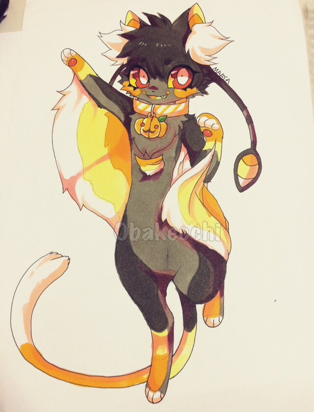 Obakecchii's tweet photo. It’s not even October and yet here i am! Haha
This is Spooky! He is an Doozi, original species made by Lucheek on dA (*´∀｀*)
This little trickster boy is my character with most favorites on Toyhouse! It’s pretty insane! https://t.co/dTGxiZ0sr4
