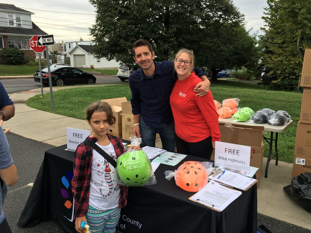 The Montgomery County Health Department gave out 100 bike helmets and over 60 booster seats yesterday at our 90th Anniversary celebration!  Thanks for supporting our community and families !!! <a href="/DavidGenova33/">David Genova</a> <a href="/JohnJarmato/">John Armato</a> <a href="/pottstownschool/">Pottstown Schools</a> <a href="/PADeptofEd/">PA Department of Education</a>