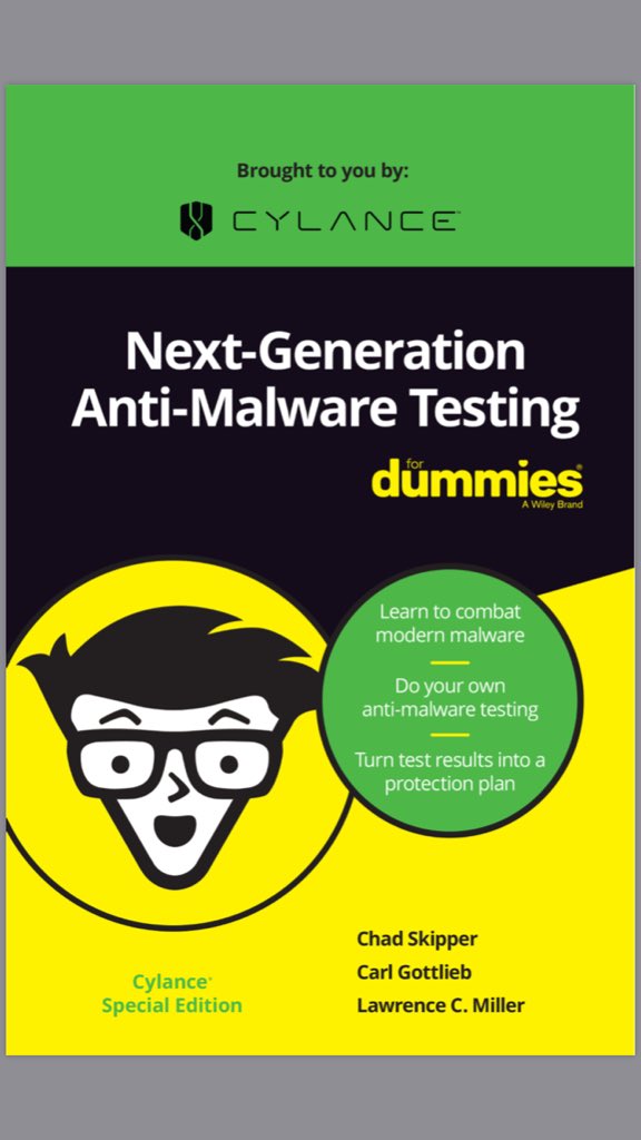 arielmarlin's tweet image. It’s been amazing so far!!! Tnks to bring us this e-book.... @cylanceinc #NetSafeCorp #Brazil