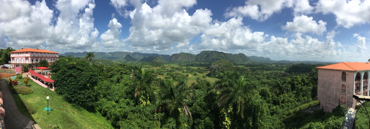 FugGarWe's tweet photo. This is the region in #Cuba called #Vinales where all of your #Cuban #cigars come from. It looks like #JurassicPark. Absolutely #stunning volcano mountains. #bonita #fuggarwe #wanderlust #travelwithme #banfe #lovetravel https://t.co/75l3qW0aEw