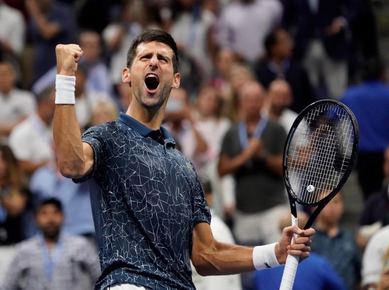 GnrationsSport1's tweet photo. 🎾 Aucun doute, il est bien de retour !!! Novak #Djokovic remporte son 14ème tournoi du Grand Chelem et son 3ème #USOpen en battant Juan Martin Del Potro sur le score de 6-3, 7-6, 6-3 🇷🇸🇦🇷 https://t.co/RYqWGXxVCe